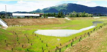 Flood retention basin